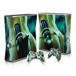 Vinyl Cover Skin Sticker For XBOX 360 Slim Console&Controllers Decal#10