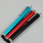  3 pcs aqua blue/black/red capacitive stylus/styli touch screen cellphone tablet pen for iphone 4 4s 3 3gs ipod touch ipad 2 motorola xoom, samsung galaxy, blackberry playbook amm0101us, barnes and noble nook color, droid bionic