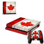 Vinyl PS4 Sticker Flags PlayStation 4 Skin Console +Controller Cover 2132