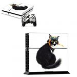 Vinyl PS4 Sticker lovely cat PlayStation 4 Skin Console +Controller Cover 2298