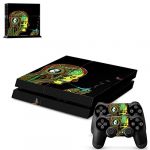 Vinyl PS4 Sticker skeleton PlayStation 4 Skin Console+Controller Cover 2054
