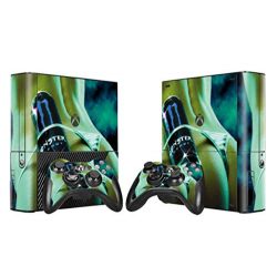 Vinyl Skin Sticker For XBOX 360E Console + Free Controller Body Decal #48 Vinyl Skin Sticker For XBOX 360E Console + Free Controller Body Decal #48