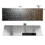 FOR C850-1FR TOSHIBA SATELLITE Black Keys Keyboard Frame