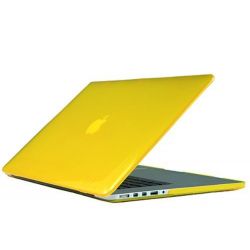 Yellow Hard Cover Rubberized Case Protector compatible for Apple MacBook Pro Retina 13.3