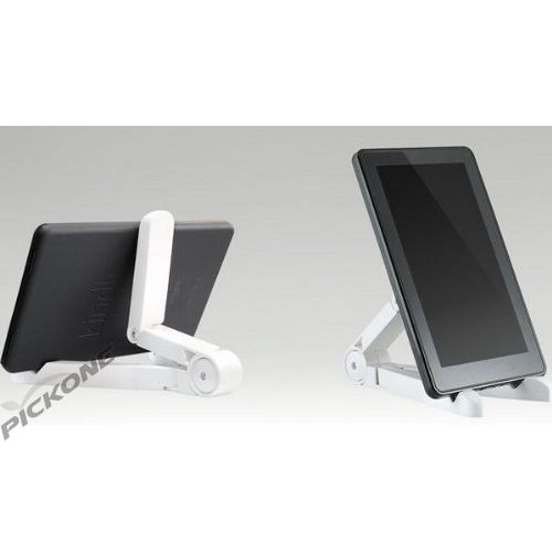 Desk & Travel Portable, Fold-Up Stand for Apple all iPad, iPad mini / Samsung Galaxy Tab (7 inch) for any tablets, netbooks or devices (White)