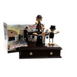 PicknBuy® Hand Sewing machine with Boy and Girl Music Box Great gift, Ornament, Valentine's Gift