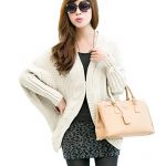 Womens Trendy Winter Thick Knitted Twist Sweaters Pullovers Wrap Cape Cardigan