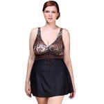 Women's Swimwear Plus Size One-piece Swimsuits Skirt Beachwear Sexy V Neck Women's Swimwear Plus Size One-piece Swimsuits Skirt Beachwear Sexy V Neck