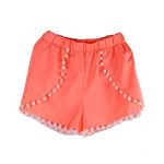 Womens Sweet Tassel Fringe Edge Crochet Tiered Shorts Mini Short Pants