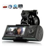 Lujii 2.7-inch tft dual camera car dvr gps logger g-sensor vehicle synchronous recorder-new version Lujii 2.7-inch tft dual camera car dvr gps logger g-sensor vehicle synchronous recorder-new version