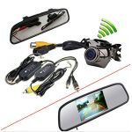  4.3 Car TFT LCD Monitor Mirror+Wireless Reverse Parking Backup CCD Camera Waterproof Backup Kit