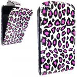 FOR APPLE IPOD TOUCH 4 4TH GEN STYLISH PINK LEOPARD PRINT LEATHER FLIP CASE COVER POUCH