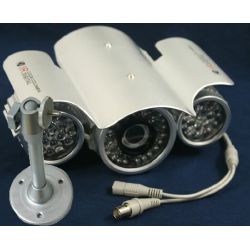  1/3SONY 520TVL CCD CCTV LED IR 72 LED Camera 8mm waterproof