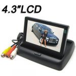  4.3'' Color TFT Car Monitor Support 960 H x 240 V Resolution + 2-channel video input + Car Rear-view Mirror System Monitor, Mini Monitor for Car / Automobile