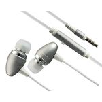 STYLEYOURMOBILEHi-Fi High Resolution Sound Stereo Fashion Sports SONY XPERIA M2 ,Z2 ,Z3 ,Z3 MINI, Sony Xperia L, Xperia SP, Xperia Z, Xperia ZL,Xperia Z Ultra, Xperia C, Xperia M, Xperia ZR, Earphones With Mic In Ear Hands-free Headphones (SILVER)