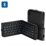68 Key Folding Keyboard - Bluetooth 3.0, Function Keys, 310mAh Battery, 30 Days Usage Time, Android, iOS, Windows - Wireless Foldable Bluetooth Keyboard Compatible with Devices Running Win7 Windows XP, Vista, iOS 6.0 or Above and Android 3.0 or Above - Bl