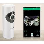 Digital wireless video baby monitor security wireless ip camera with 1.0 megapixel 1280Ã—720p hd image sensor and infrared night vision ,motion detection, two way audio, voice prompt to set (angle view:horizontal:185Â°, vertical: 95Â°) , wifi babe care ca