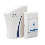 Wireless Doorbell Remote Control Doorbell with 32 Tune Melodies - Mainly White