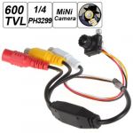 6mm Lens Mini 600TVL 1/4 Inch PH3299 Image Sensor Convert Spy Surveillance Digital CMOS Camera with 1280 x 960 resolution and 5 Megapixel Pinhole Spy Video Camera for Indoor Surveillance TV Standard 6mm Lens Mini 600TVL 1/4 Inch PH3299 Image Sensor Convert Spy Surveillance Digital CMOS Camera with 1280 x 960 resolution and 5 Megapixel Pinhole Spy Video Camera for Indoor Surveillance TV Standard