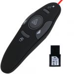  Remote Control Wireless Presentation Presenter Mouse With Red Laser Pointer, - Cordless Powerpoint Slide Changer with Shortcut Keys - Remote Control Range: 15m - Battery Powered (1xAAA NOT Included)