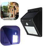  Solar Power 6 LED PIR Motion Sensor Light Outdoor Garden Wall Lamp For waterproof Garden Lawn lamps Landscape Yard Lights