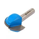 Dual Sharp Blades Round Nose Router Bit Woodworking Tool 1/4 x 7/8
