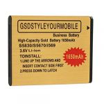 Gold Extended 1650mAh Extra High Capacity Battery for Samsung Galaxy Ace S5830 S5830i S5670 S5560