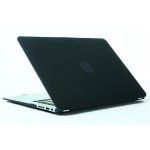 Black Hard Cover Rubberized Case Protector compatible for Apple MacBook Air 11/11.6
