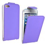 FOR APPLE IPOD TOUCH 5 5TH GEN LILAC COLOUR LEATHER FLIP CASE COVER POUCH