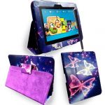 FOR APPLE IPAD 2 IPAD 3 IPAD 4 SPARKLING BUTTERFLY PU LEATHER FLIP SLEEP/WAKE STAND BOOK FOLIO CASE COVER+GUARD +STYLUS BY {TM}