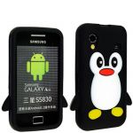 BLACK COLOUR CUTE PENGUIN SILICONE PROTECTION CASE COVER FOR SAMSUNG GALAXY ACE S5830 BLACK COLOUR CUTE PENGUIN SILICONE PROTECTION CASE COVER FOR SAMSUNG GALAXY ACE S5830
