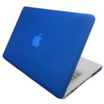 Blue Hard Cover Rubberized Case Protector compatible for Apple Macbook Pro 13.3