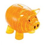 PicknBuy® 3D Crystal Puzzle Yellow Piggy Bank Jigsaw Puzzle IQ Toy Model Decoration