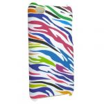 FOR APPLE IPOD TOUCH 4 4TH GEN STYLISH MULTI COLOUR ZEBRA FRONT AND BACK PROTECTION HARD CASE COVER