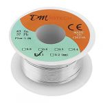 1.2% Flux Core Solid Soldering Solder 0.4mm Dia Wire Reel 63/37