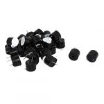 12mm Dia DC 5V 2 Terminals Electronic Continuous Sound Buzzer 30pcs