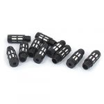 1/4BSP Thread Plastic Pneumatic Silencer Muffler Noise Exhaust 10pcs