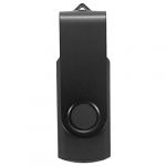 8 GB Data Traveler USB Flash Drive with Metal Casing USB 2.0 Thumb Keychain U Disk (Black)