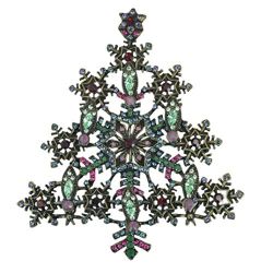 Brooch Pin,OuneedÂ® Crystal Christmas Tree Snowflake Brooch Pin for Women Men Costume Jewelry Gift Decoration