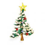 Brooch Pin,OuneedÂ® Crystal Christmas Cute Tree Brooch Pin for Women Men Christmas Gifts Decoration