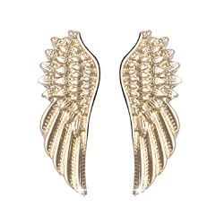 Brooch Pin,OuneedÂ® Crystal Punk Wings Style Collar Brooch Pin for Women Men Costume Jewelry Gift Decoration (Gold)