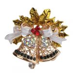 Brooch Pin,OuneedÂ® Crystal Christmas Bell Brooch Pin for Women Men Christmas Gifts Decoration