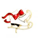 Brooch Pin,OuneedÂ® Crystal Christmas Tree Snowman Brooch Pin for Women Men Costume Jewelry Christmas Gift Decoration