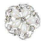 Brooch Pin,Ouneed® Crystal Pearl Flower Brooch Pin for Women Girl Costume Jewelry Gift Decoration Brooch Pin,Ouneed® Crystal Pearl Flower Brooch Pin for Women Girl Costume Jewelry Gift Decoration