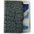 PicknBuy® Faux Leather Leopard Flip Case Cover for Samsung Galaxy Note II N7100 with cleaning cloth - Black