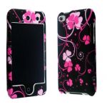 FOR APPLE IPOD TOUCH 4 4TH GEN STYLISH FLOWER FRONT AND BACK PROTECTION HARD CASE COVER
