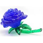 PicknBuy¨ 3D Crystal Puzzle Blue Rose Jigsaw Puzzle IQ Toy Model Decoration