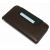 PicknBuy® Wallet case use for Apple iPhone 5, Flip Case with strip and cleaning cloth -dark brown