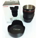 Lens Cup / Coffee Mug stainless steel inner with lens hood lid 24-105mm Camera Lens Cup