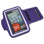 Mobile Armband use for Apple iPhone 5 also compatible iPhone 3 3GS 4 4S / iPod touch / Blackberry Bold Curve Storm and more related size mobile or mp3 music player (Purple Colour)